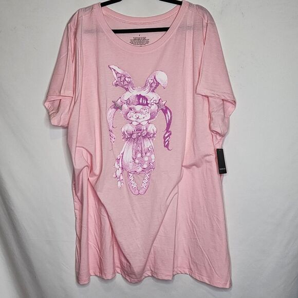 5X 28W Torrid Pink Melanie Martinez Tee Classic Fit Band Tee Almond Blossom NWT - Picture 2 of 6